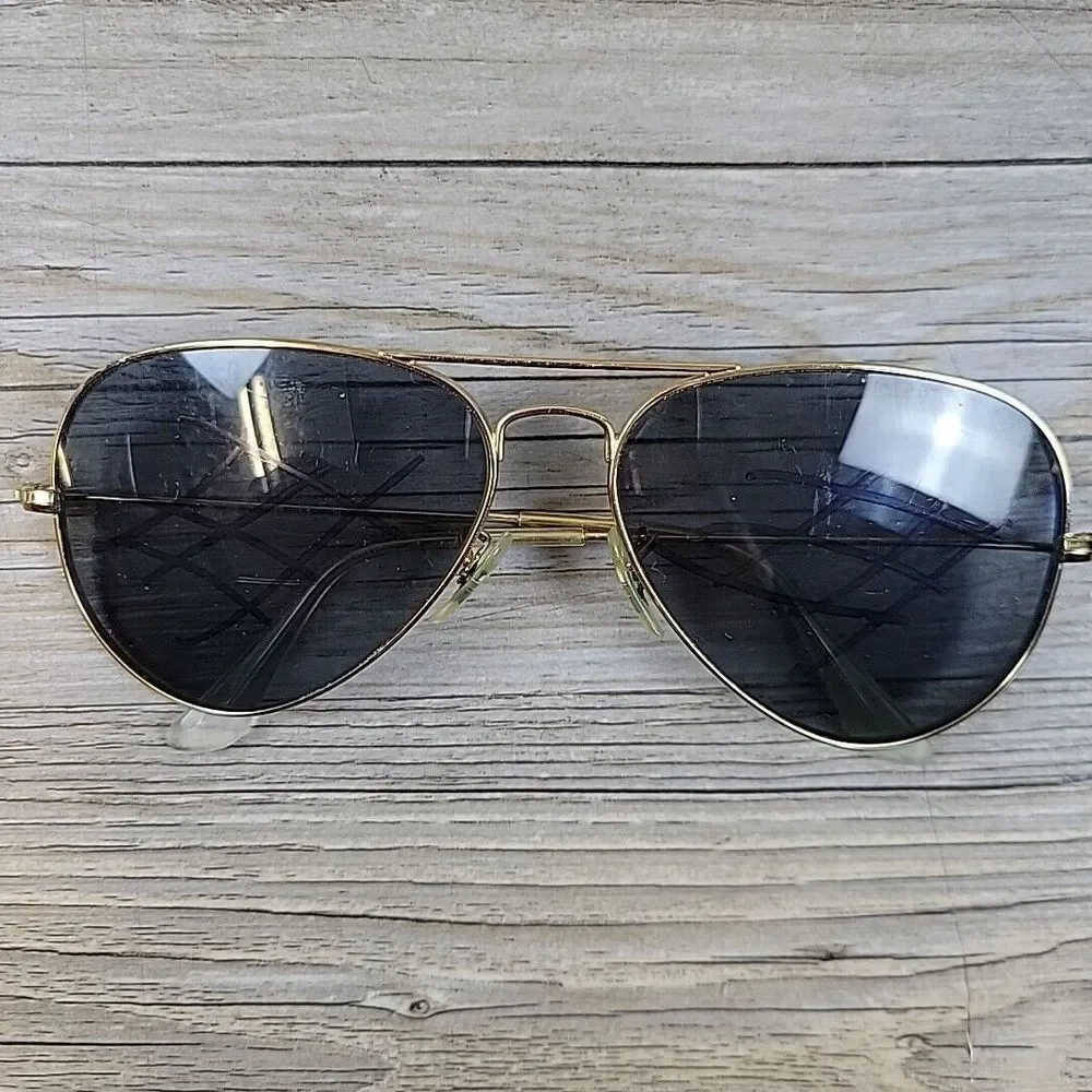 Ray-Ban Sunglasses RB3025 L0205 Aviator Gold Metal  58-14 Italy FRAMES‎ ONLY